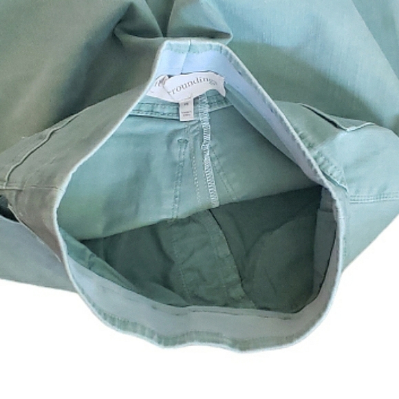 Soft Surroundings Green Slimming Waist The Ultimate Relaxed Straight Jeans PS 6P - Picture 7 of 16